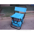 Top sales mini folding aluminum camping chair with ice pack